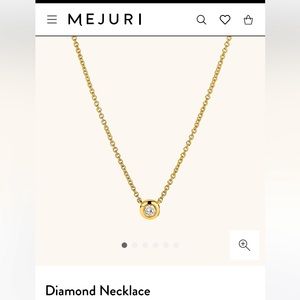 Mejuri Diamond Necklace